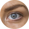 Natural coloured eye contact lens